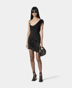 2024Summer Luxury Brand Designer Dress Fashion Letter Imprimé Robe Slim Fit Fit Quick Drying Mini Dress American Women's Vêtements S-XL