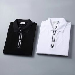 2024Summer Nouveau t-shirt Fashion Logo Court-arme à tendance polyvalente pour hommes