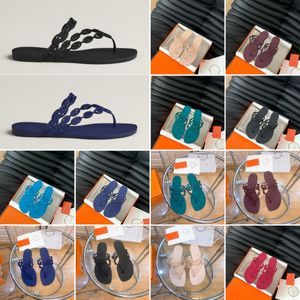 2024Summer dames slippers sandalen ontwerper slippers luxe platte hakken mode casual comfort platte slippers strand slippers 35-41