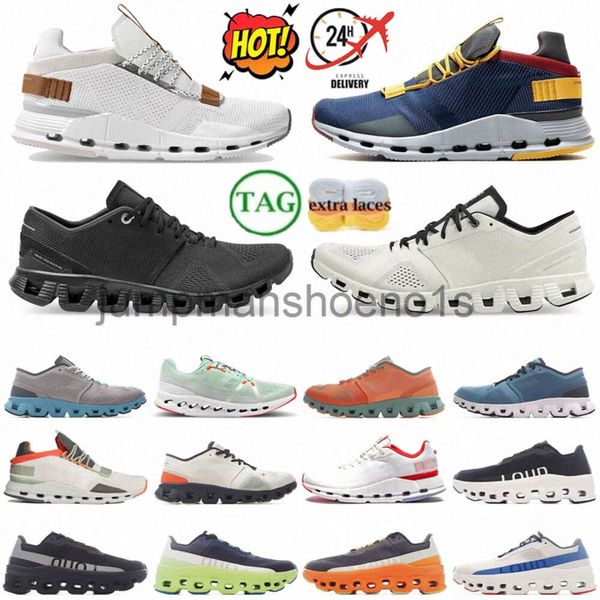 2024 con logotipo original corriendo hombres Cloudswift Cloudmonster Cloudstratus Women Shoes Run Nova Monster All Black White Pearl Brown Sand Glacier Sports Mens