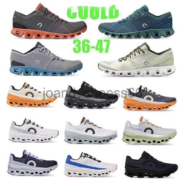 2024 avec logo original Running Woman Femaux Chaussures Chaussures physiques Trainage Nouveau Absorption de choc confortable Contrutal Casual Lacetale 2024