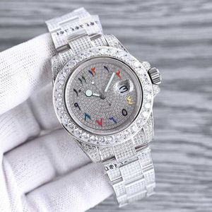 2024WristWatch Mens Diamond Watch 42 mm automatisch mechanisch horloge Ladi polswatch Montre de Luxe Stainls staal voor mannen Fashion polshorloge Vari8JQ5JByTQ623