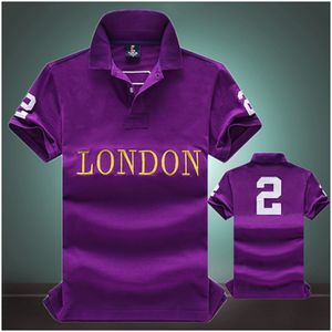 2025S Rapel Shirt Katoen Katoen met korte mouwen T-shirt Heren Brits Casual Color Contrast Plus Size Sports grensoverschrijdende nieuwe S-5XL