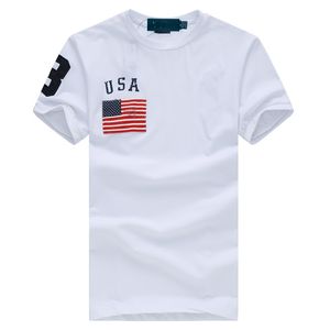 Groothandel 2131 Zomer Nieuwe PoloS-shirts Europese en Amerikaanse heren Korte mouwen Casual Colorblock Katoen groot formaat geborduurde mode T-shirts S-2XL