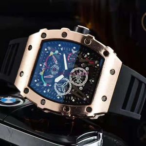 202m2 De Nieuwe R Herenhorloge Topmerk Luxe Watchews heren Quartz Automatische Horloges DZ Mannelijke Clock2232