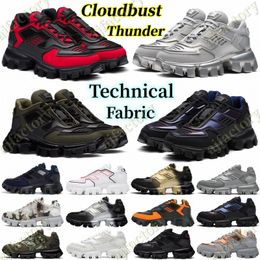 2023 Designe platformschoenen Heren Cloudbust Thunder Knit Luxe Designer Oversize Lichte rubberen zool 3D Technische Stof Trainers Dames Sneakers