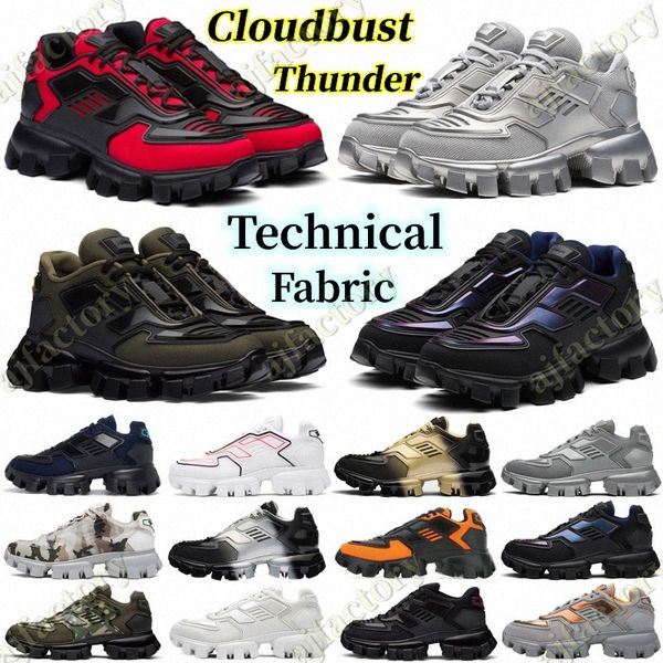 2023 Chaussures de plate-forme Designe Hommes Cloudbust Thunder Knit Designer de luxe Oversize Semelle en caoutchouc léger Baskets en tissu technique 3D Baskets pour femmes