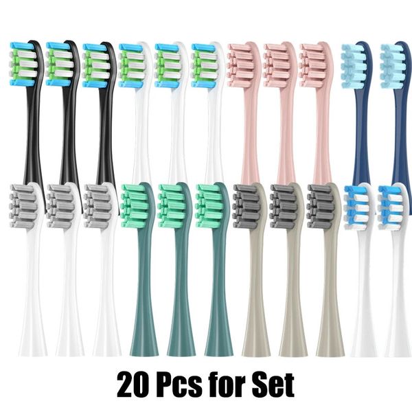 2050100pcs Brush Heads for Oclean X proz1f1OneAir 2se Wholesale Soft Dupont buses aspires scellés emballés 231222