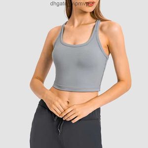 2081 Lu Ebb Tank Stretchy Workout Gym Yoga Bras Femmes nues Buty Buttery Soft Athletic Fitness Training Training Sports Bra Tops