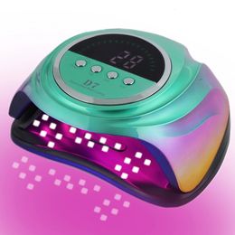 Sèche-ongles UV 208W, lampe LED pour tous les vernis gel, avec 66 LED, séchage rapide, minuterie en cabine, capteur intelligent 231226