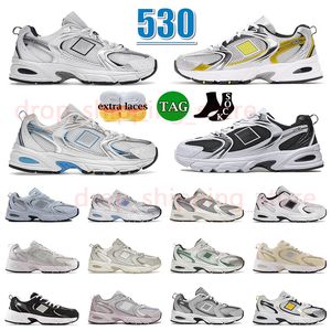 NB 530 Sneakers New Balance Shoes Diseñadora 530 zapatillas deportivas para hombres y mujeres zapatillas deportivas en la nube blancas plateadas nueva 530s dhgates 【code ：L】