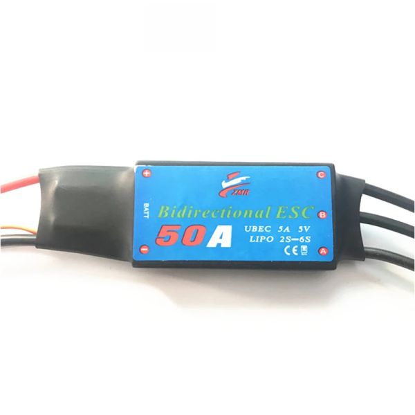 ESC sin escobillas 20A 30A 40A 50A 60A 80A con UBEC/esc RC bidireccional hacia adelante/atrás para coche RC/barco RC/barco inverso