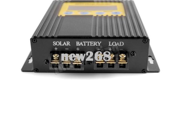 Regulador del controlador de carga MPPT de envío gratuito 20A 15-30% más de potencia 12 V / 24 V para sistema de panel de células solares