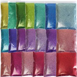 20bag / 200 g brillant paillettes à ongles fins poudre de pigments grossiers décoration pour les accessoires de manucure de bricolage Supplies de ongles pour professionnel 231227