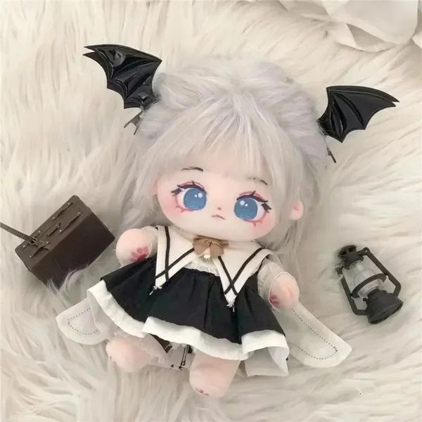 20cm alas de ángel muñecas peluches algodón estrella pequeña joya frito para frié niña suave linda kawaii decoración juguetes para niños regalos 240329