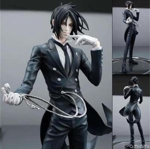 20 cm Black Butler Sebastian Michaelis Anime poupée dessin animé Figure PVC Collection modèle jouet figurine d'action pour amis cadeau T2001061712312