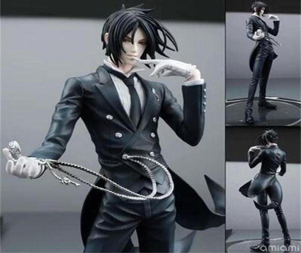 20 cm Black Butler Sebastian Michaelis Anime Doll Figura de dibujos animados Colección de PVC Modelo Figura de acción de juguete para regalo de amigos T2001067336050