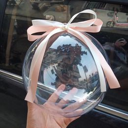 20 cm kerstdecoratie rond bal doorzichtige plastic bol voor bruiloft kinderdag verjaardag diy decoratieve raamindeling