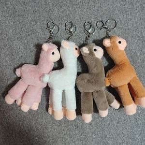 20cm leuke alpaca sleutelhanger pluche speelgoed hoge kwaliteit knuffeld dieren tas hanger geschenken sleutelhanger