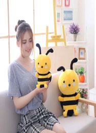 20 cm Linda almohada de abejas Plush Toy Machine Doll Children Regalo Boys and Girls Toys Animales rellenos TV242F6938410