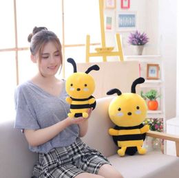 20 cm Linda almohada de abejas Plush Toy Machine Doll Children Regalo Boys and Girls Toys Animales rellenos TV242F9927364