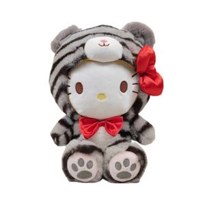 20 cm mignon dessin animé Cat en peluche poupée de tissu doux et apaisant Doll de vacances populaire Gift Factory en gros en stock