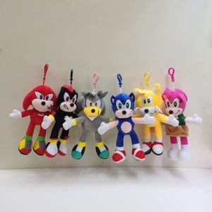 20 cm schattige egel sonic knuffel animatiefilm en televisiespel omringende pop cartoon pluche dierenspeelgoed kerstcadeau voor kinderen