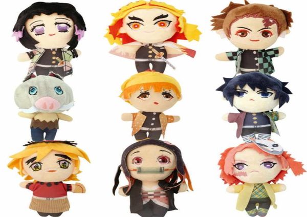 20Cm Demon Slayer039s Blade Peluche Kimetsu No Yaiba Kamado Tanjirou Tomioka Giyuu Agatsuma Zenitsu Douma Sabito Peluche Doll6090159