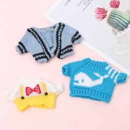 20 cm popbenodigdheden pluche speelgoedkleding dieren poppen gele eend overalls schattige zachte trui mini -poppen accessoires huizendecoratie