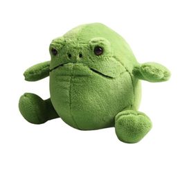 Peluche grenouille verte de 20CM, animaux en peluche doux, poupées petite grenouille de pluie, jouets pour enfants, cadeau en peluche pour enfants