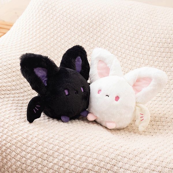 20cm Bat de Halloween Toyos peluches Blancos Blancos Juguetes de Peluche Halloween Decoración de bricolaje Doll Kawaii Decoración de habitaciones Regalos de vacaciones para niños