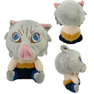 20cm Japón Anime Demon Demon Slayer Akaza Rui Iguuro Obanai Tanjirou Kamado Nezuko Agatsuma Zenitsu Plush Toys Doll Peluche Gift Fan