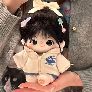 20 cm Kawaii peluche poupée humaine Figure bébé sans attribut mignon coton corps poupées peluches jouets enfants petite amie cadeau 240119