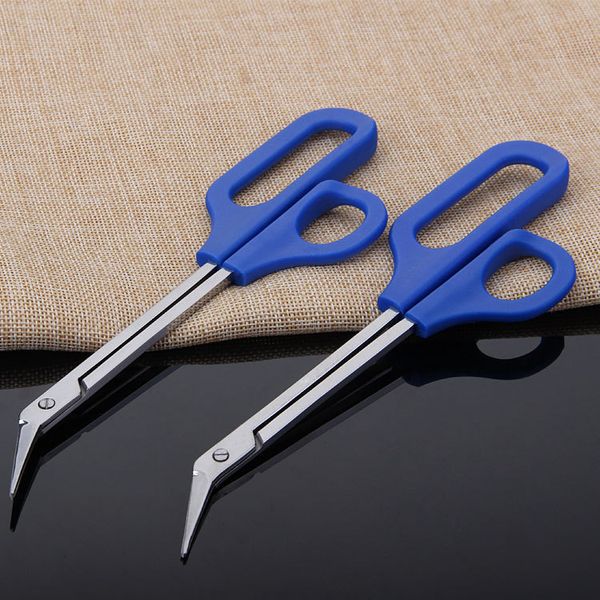 20cm Long Reach Easy Grip Toe Nail Toe Nail Scissor Trimmer pour handicapé Cutter Clipper Pédicure Garniture outil DH2003