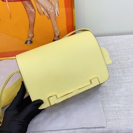 Mini Totes de 20 cm Bolsa Inspirado Purse Designer Handbag Toppest Toppest completamente hecho a mano Color amarillo Chevre Cuero Precio al por mayor de entrega al por mayor