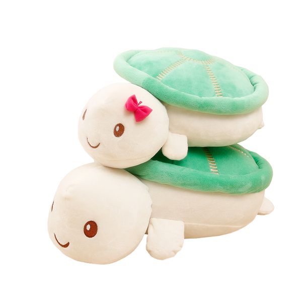 20CM nuevos lindos juguetes de peluche de tortuga Kawaii para amantes Animal relleno bebé niños muñecas almohada juguetes regalo de Navidad Deco LA122