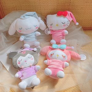 20cm nouveaux jouets en peluche Kuromi japonais JK peluches douces poupée ornement série dessin animé enfants jouet cadeau pour les filles