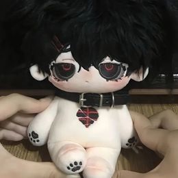 20cm pas d'attributs mignons exquis en peluche de poupés jouets démon en peluche en peluche robe cospSlay jouet anime figure de Noël cadeaux 240325