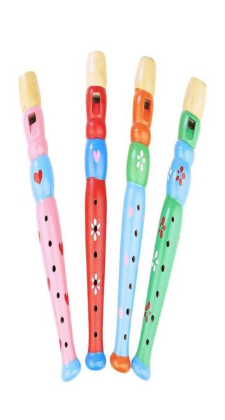 Flauta de ritmo de madera pequeña de 20cm para niños pequeños, niños en edad preescolar, iluminación musical, Educación Musical temprana, Toy3541769