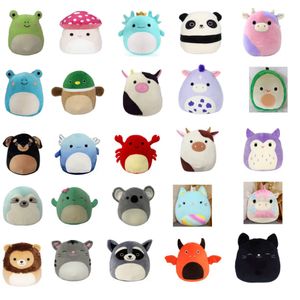 Jouets en peluche Squish mallo de 20cm, Kawaii, oiseau, dinosaure, grenouille, chiot, vaches, Panda, poupées en peluche douces, oreiller, cadeau pour enfant