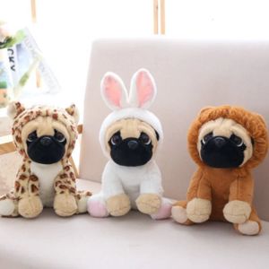 20CM Gevulde Simulatie Honden Pluche Sharpei Pug Mooie Puppy Huisdier Speelgoed Dier Kinderen Kids Verjaardag Kerstcadeaus 240314