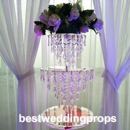 20 cm de haut à 120 cm de haut peut choisir) Nouveau style de bougeoir en cristal centres de table pour décor de mariage candélabre en acrylique decor704