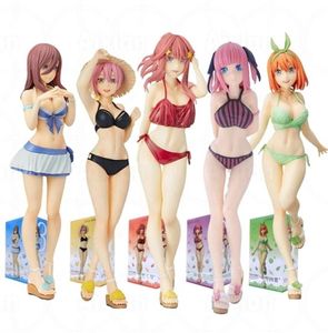 20 cm les quintuplets par excellence figure anime nakano miku action ichika nino yotsuba itsuki figurine modèle poupée 2204143014984