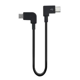 Cable USB de 20 cm para Tipo C corto 2.4A Cable de carga rápida Codo de 90 grados USB C Cable de datos Micro USB para todos los teléfonos inteligentes