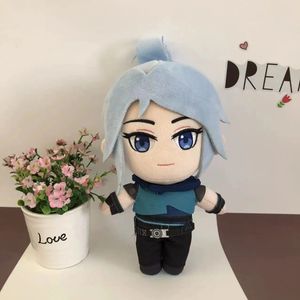 20 cm Valorant Kawaii Plush Agents Jett Toys Game Figuren Soft Cotton Gevulde Doll Ornament Kid Birthday Cadeau 240416