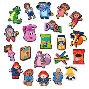 20Colors Princess Animals anime charmes en gros de souvenirs d'enfance Game Donjonge Cartoon Cartoon Charmes accessoires de chaussures PVC Décoration Boucle Soft Rubber Clog Charmes