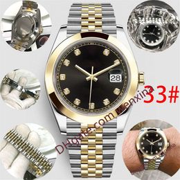 Montre de qualité 20 couleurs Montre diamant Marron et diamant noir Bords lisses Montre de luxe 2813 automatique 41 mm étanche Mens245y