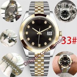 Montre de qualité 20Colour Diamond Watch Brown et Black Diamond Smooth Edges Frame montre de luxe 2813 automatique 41mm Mens301P étanche