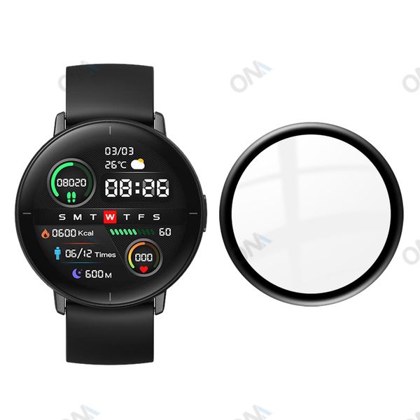 20D Film de protection incurvé pour Xiaomi Mibro Lite Air A1 X1 Color Screen Protector Cover pour Mi Mibro Lite Smart Watch (pas Glass