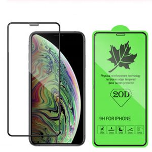 20D Full Screen Protector Gehard Glass voor iPhone 12 Mini 11 PRO XS MAX SAMSUNG GALAXY M10S M30S A70S A30S-schermfilm